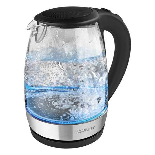 Чайник электричесикй Kettle SC-EK27G89 Silver/Black в Эксперт