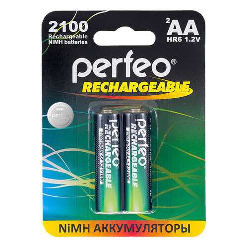 Аккумуляторная батарея Perfeo AA2100mAh 2 шт в Эксперт