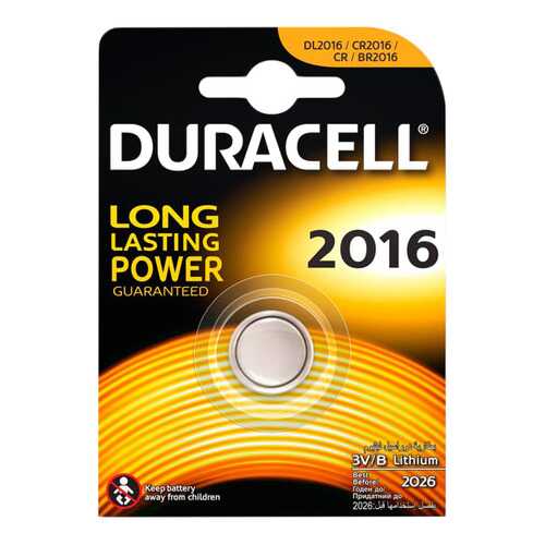 Батарейка Duracell 2016 1 шт в Эксперт