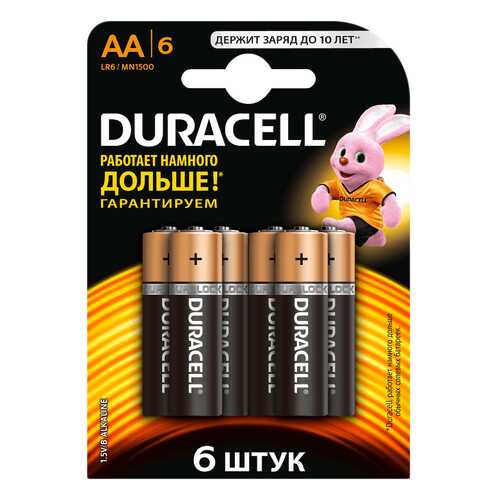 Батарейка Duracell Basic LR6 6 шт в Эксперт