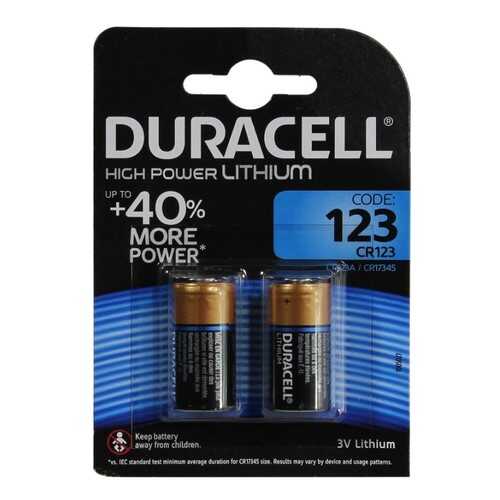 Батарейка Duracell CR123A-2 3V 2 шт в Эксперт