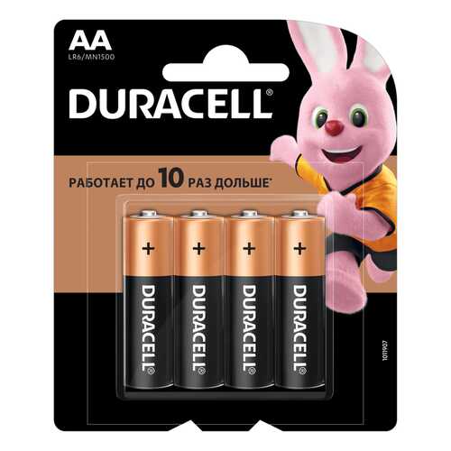 Батарейка Duracell LR6 АА 4 шт в Эксперт