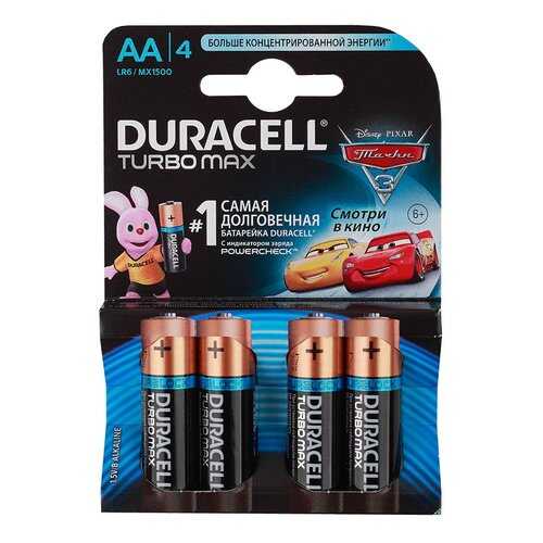 Батарейка Duracell Turbo Max AA 4 шт в Эксперт