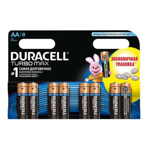 Батарейка Duracell Turbo Max LR6 8 шт в Эксперт