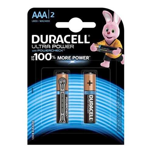 Батарейка DURACELL UltraPower LR03/2BL 2 шт в Эксперт