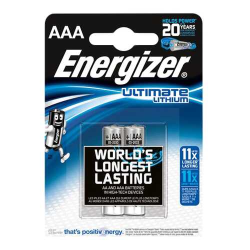 Батарейка Energizer Ultimate lithium AAA FSB2 2 шт в Эксперт