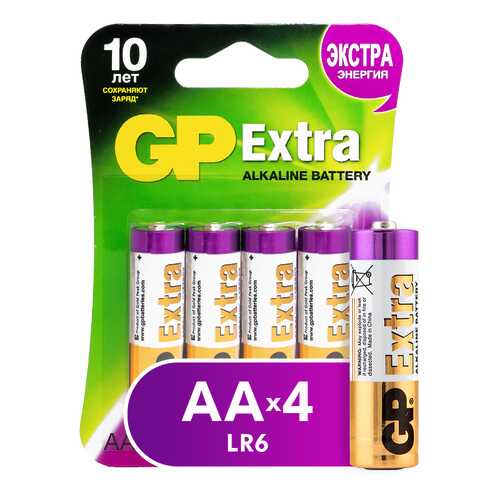 Батарейка GP Batteries Extra GP15AX-2CR4 4 шт в Эксперт