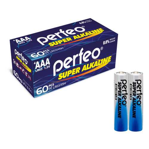 Батарейка Perfeo LR03/2SH Super Alkaline 60 шт в Эксперт