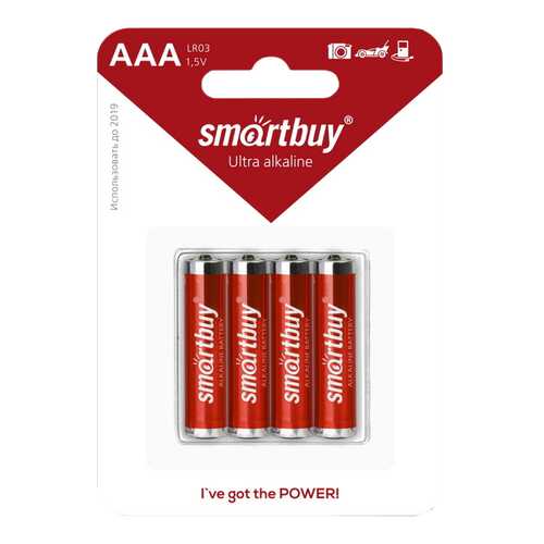 Батарейка SmartBuy Alkaline SBBA-3A04B 4 шт в Эксперт