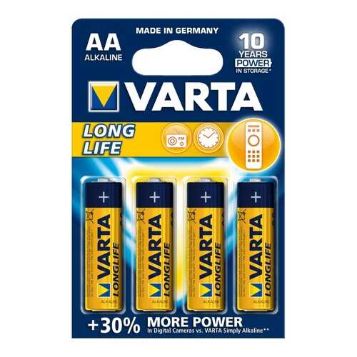 Батарейка Varta LONGLIFE 4 шт в Эксперт