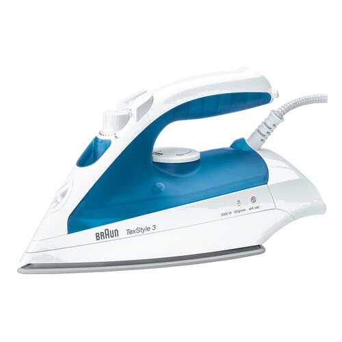 Утюг Braun TexStyle 3 TS 340C White/Blue в Эксперт