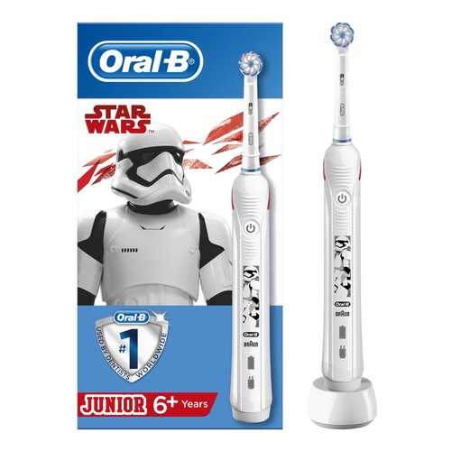 Электрическая зубная щетка Braun Oral-B Pro 2 Junior Sensi Звездные Войны (D501.513.2) в Эксперт