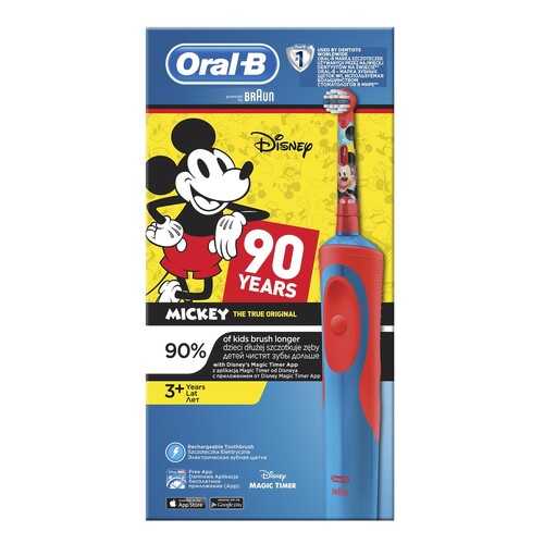 Электрическая зубная щетка Braun Oral-B Vitality (D12.513.1K) Mickey Kids в Эксперт