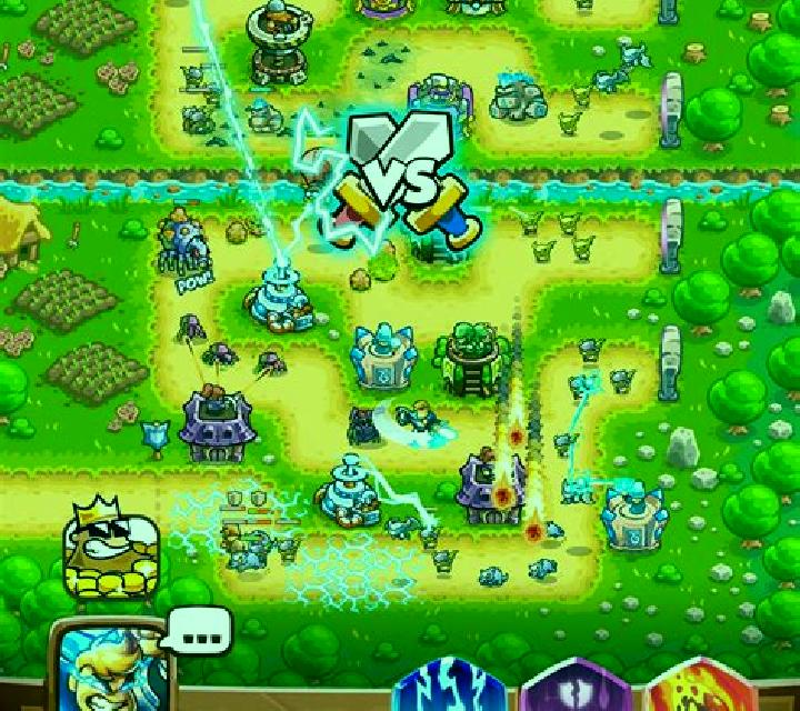 Tower Rush crash game gameplay screen