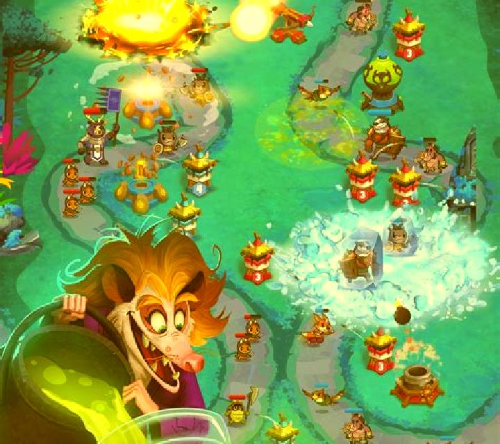 Tower Rush Galaxsys gameplay screenshot